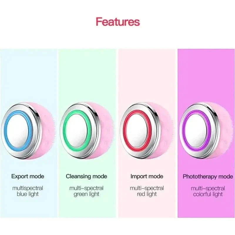Heating Face Cleanser – 4 - in - 1 Multifunctional Beauty Device for Radiant Skin - Glam Global UKGlam Global UK