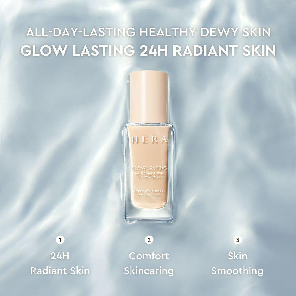 HERA Glow Lasting 24H Radiant Skin Foundation SPF22/PA++ 30g - Glam Global UKHERA