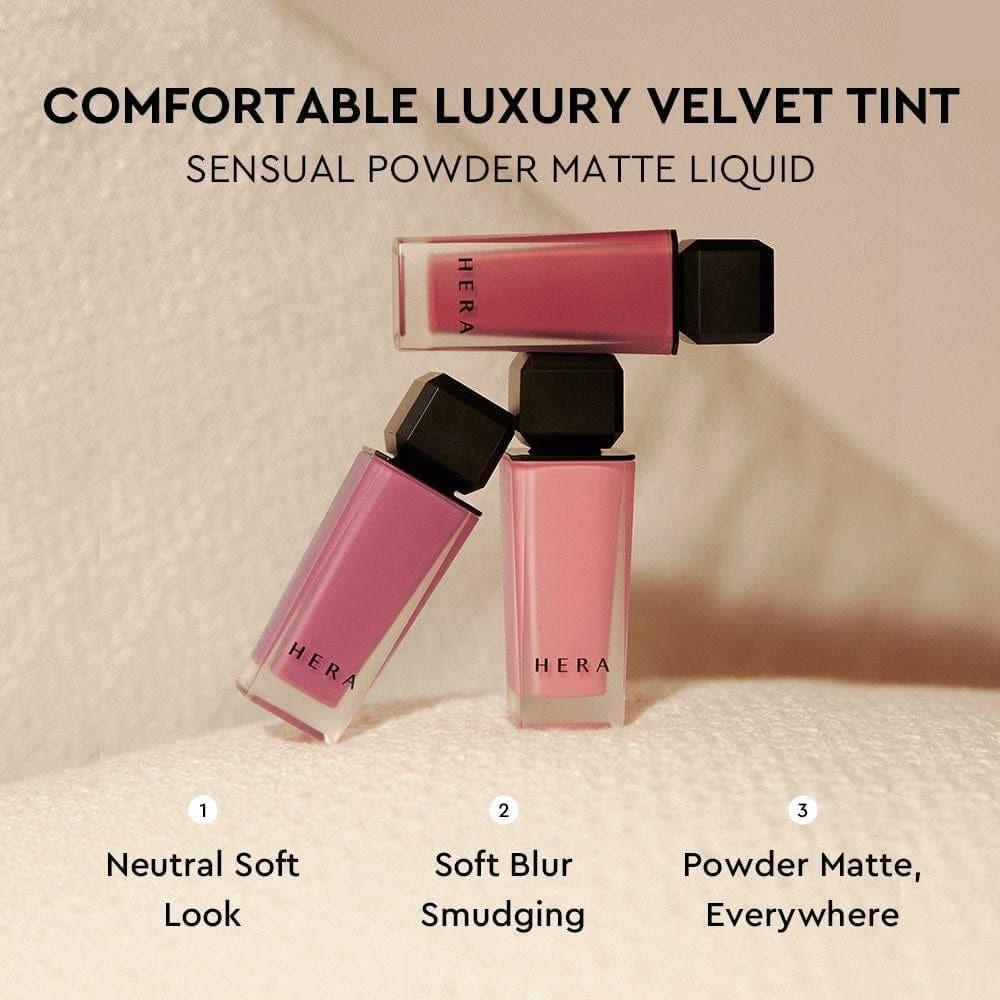 HERA Sensual Powder Matte Liquid | Neutral Soft Look with Velvet Finish 5g - Glam Global UKHERA