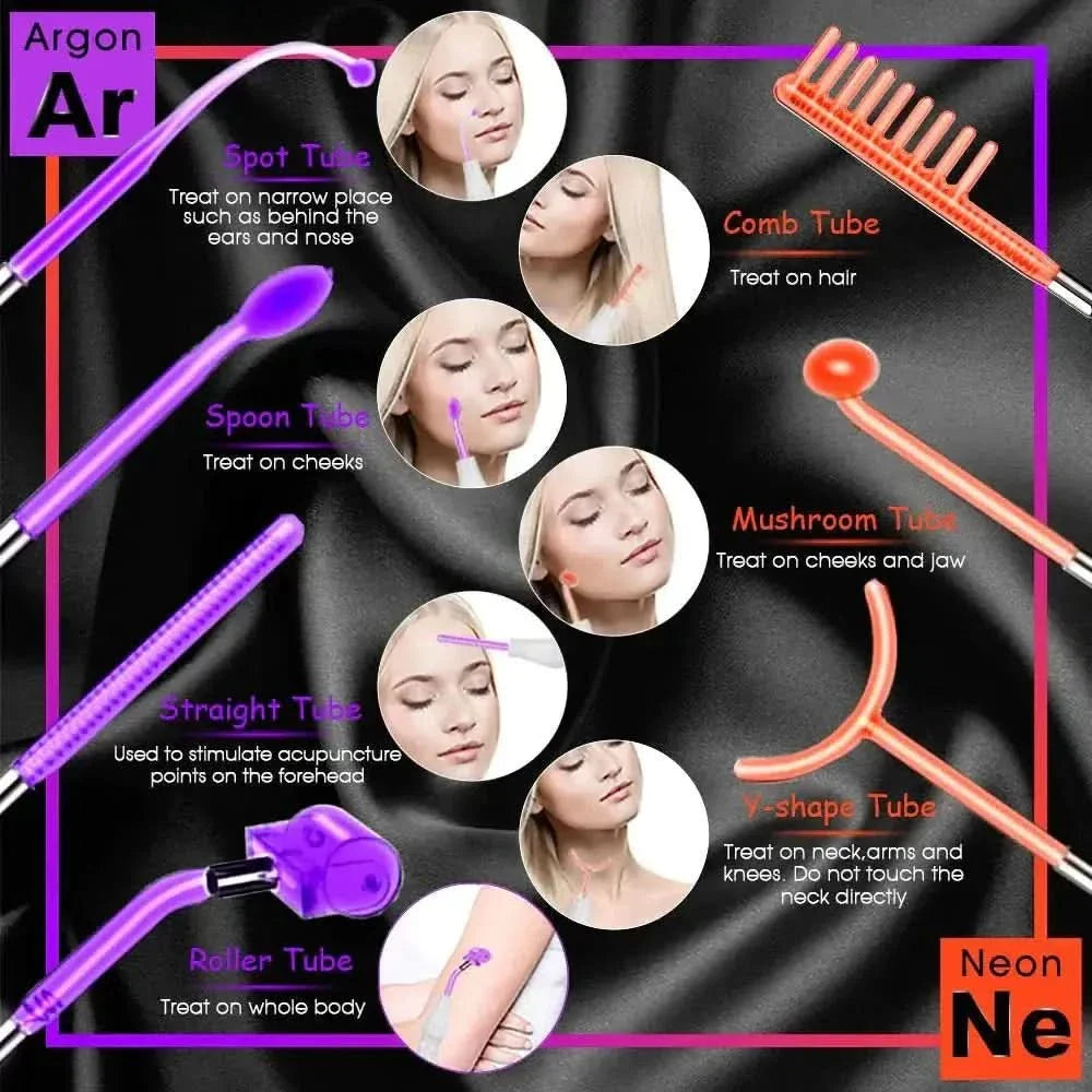 High Frequency Electrotherapy Wand: The Ultimate Skincare Essential for Radiant, Youthful Skin - Glam Global UKGlam Global UK