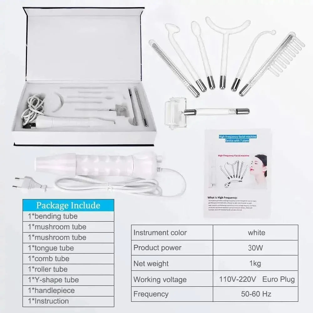 High Frequency Electrotherapy Wand: The Ultimate Skincare Essential for Radiant, Youthful Skin - Glam Global UKGlam Global UK