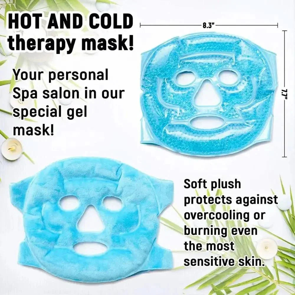Hot & Cold Gel Full Face Mask – Soothe, Refresh, and Rejuvenate - Glam Global UKGlam Global UK