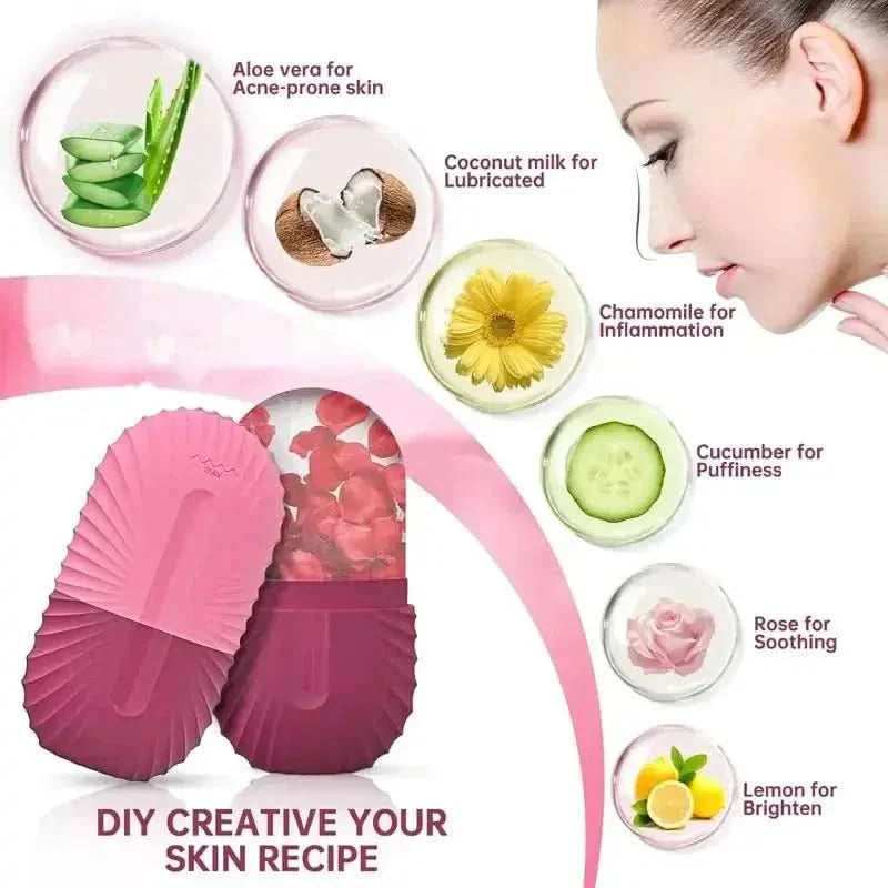 Ice Face Roller – Reduce Puffiness &amp; Refresh Your Skin Instantly - Glam Global UKGlam Global UK
