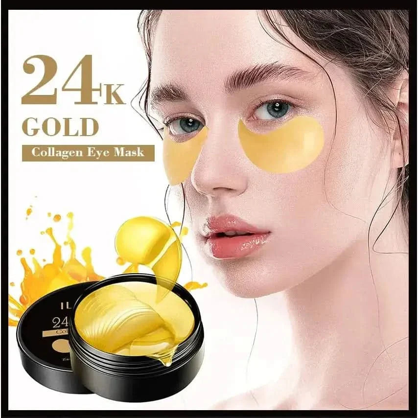 Ilisya Collagen Eye Mask 24K Gold Eye Patch - Glam Global UKGlam Global UK