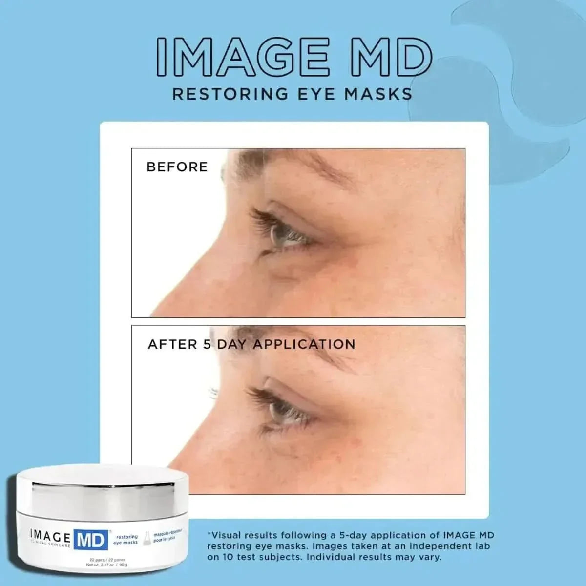 Image Skincare MD Restoring Eye Masks - 22 Count - Glam Global UKImage Skincare