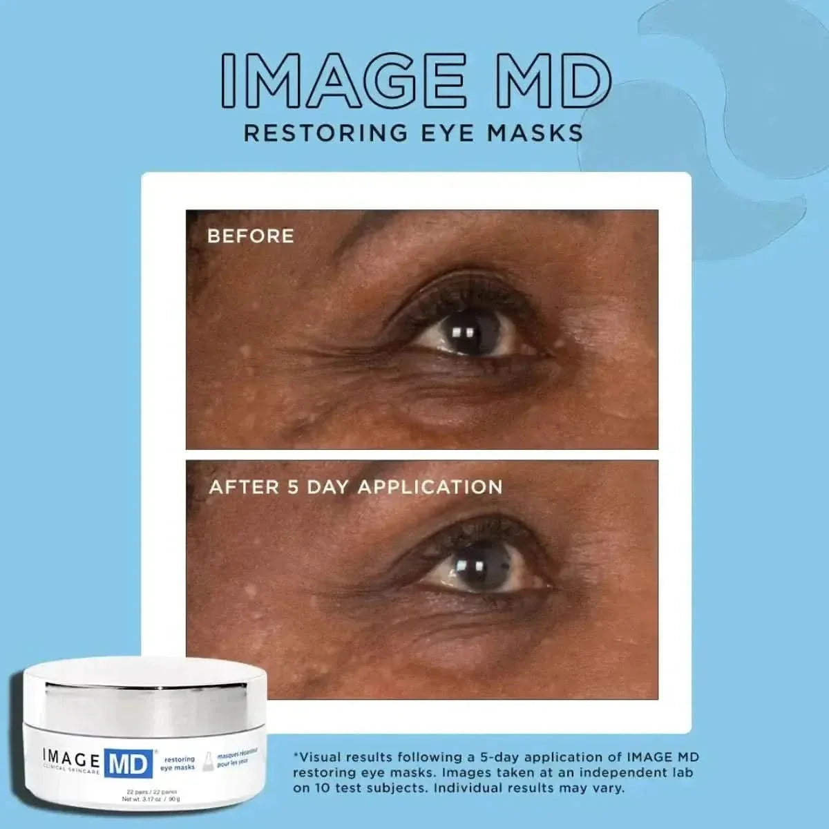 Image Skincare MD Restoring Eye Masks - 22 Count - Glam Global UKImage Skincare