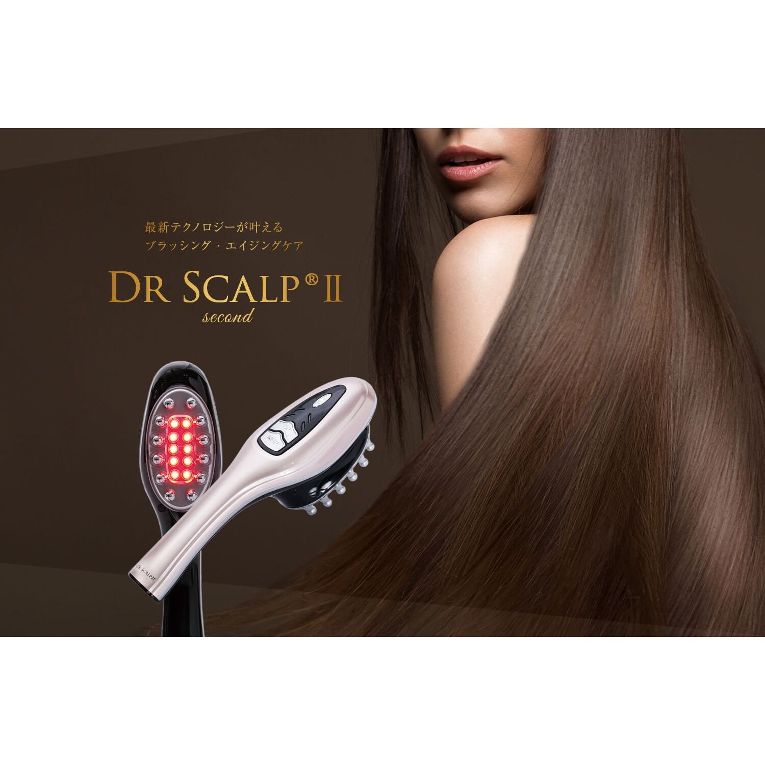 DR. SCALP II Segunda Generación – Dispositivo Antiedad Completo para el Cuero Cabelludo | Poración SP, MFIP, LED y EMS | Avalado por más de 2000 clínicas japonesas