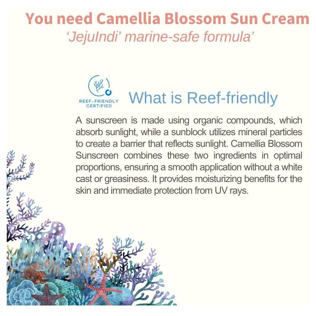 [JEJU INDI] Blossom Sun Cream 50ml - Glam Global UKJEJU INDI