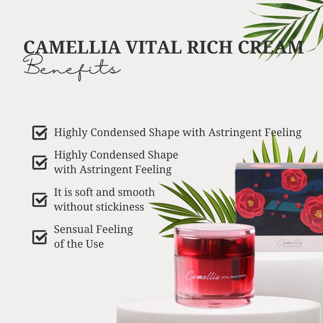[JEJU INDI] Camellia Vital Rich Cream 50ml - Glam Global UKJEJU INDI