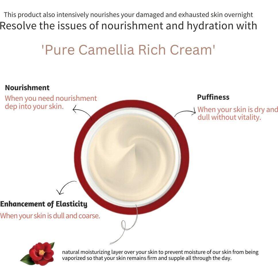 [JEJU INDI] Camellia Vital Rich Cream 50ml - Glam Global UKJEJU INDI
