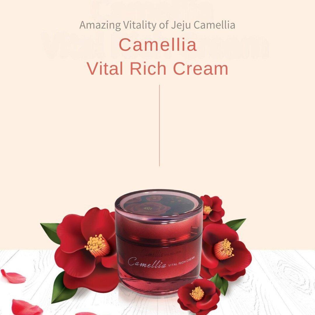 [JEJU INDI] Camellia Vital Rich Cream 50ml - Glam Global UKJEJU INDI