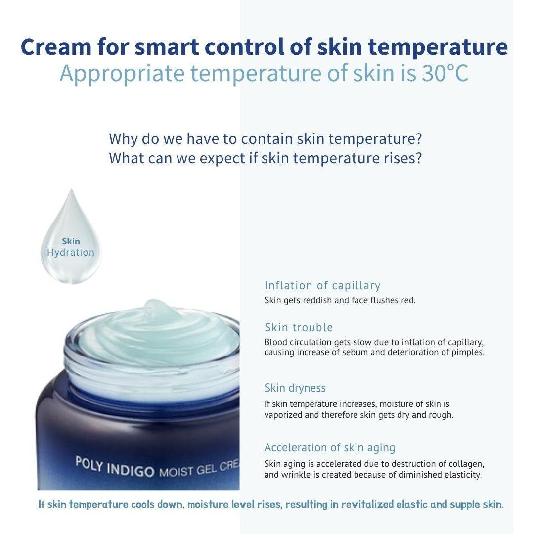[JEJU INDI] Indigo Moist Gel Cream 80g - Glam Global UKJEJU INDI