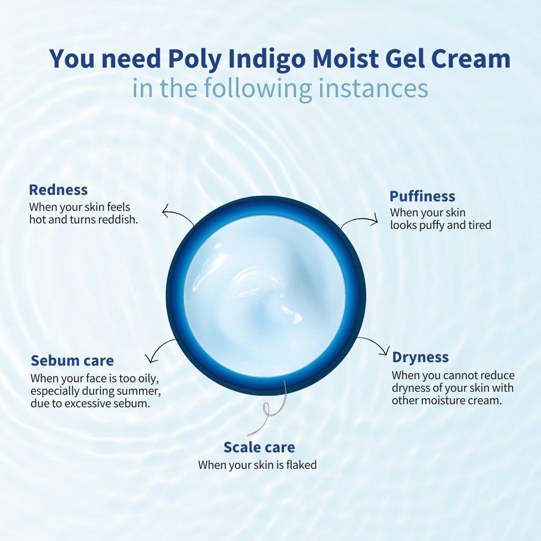 [JEJU INDI] Indigo Moist Gel Cream 80g - Glam Global UKJEJU INDI