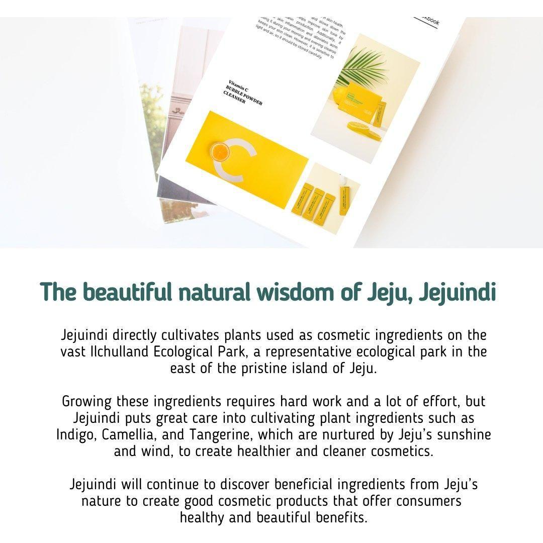 [JEJU INDI] Vitamin C Bubble Powder Cleanser 30ea - Glam Global UKJEJU INDI