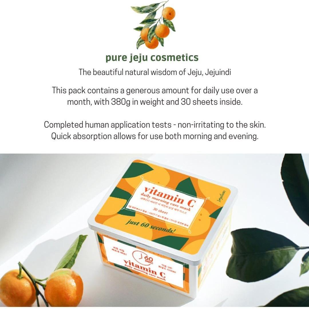 [JEJU INDI] Vitamin C Daily Morning Care Mask 380g - Glam Global UKJEJU INDI