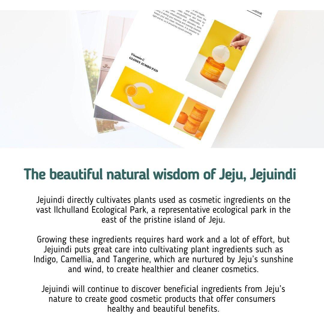 [JEJU INDI] Vitamin C Glossy Jumbo Pad 160ml - Glam Global UKJEJU INDI