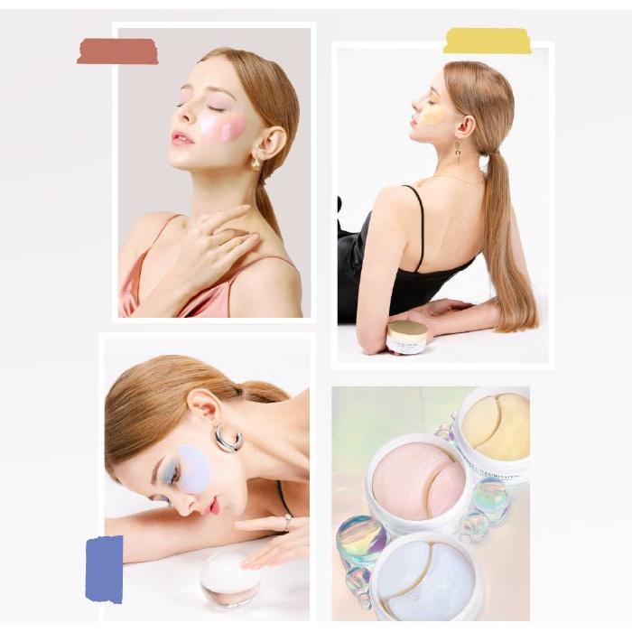 K - SECRET Eye Gel Patches Set (3 Pack) - Retinol, Vitamin C & Caffeine - Glam Global UKK - SECRET