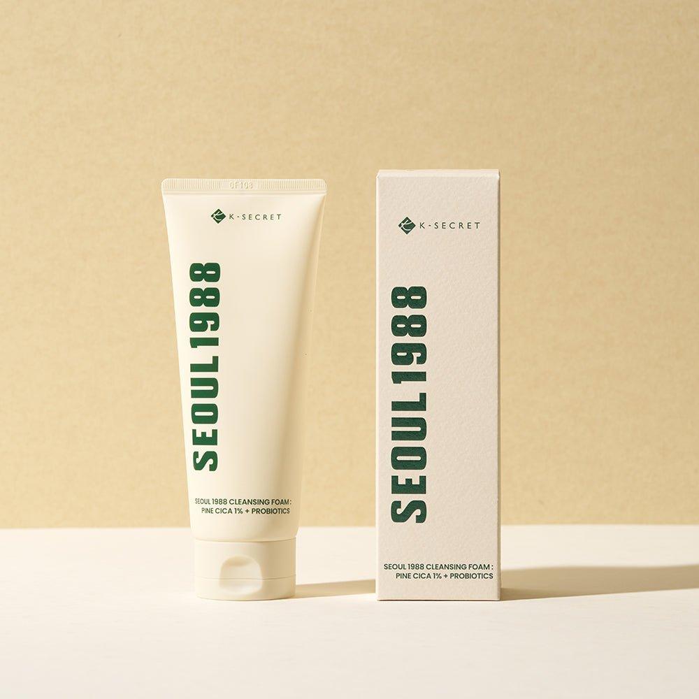 K - SECRET SEOUL 1988 Cleansing Foam : Pine Cica 1% + Probiotics 150ml - Glam Global UKK - SECRET