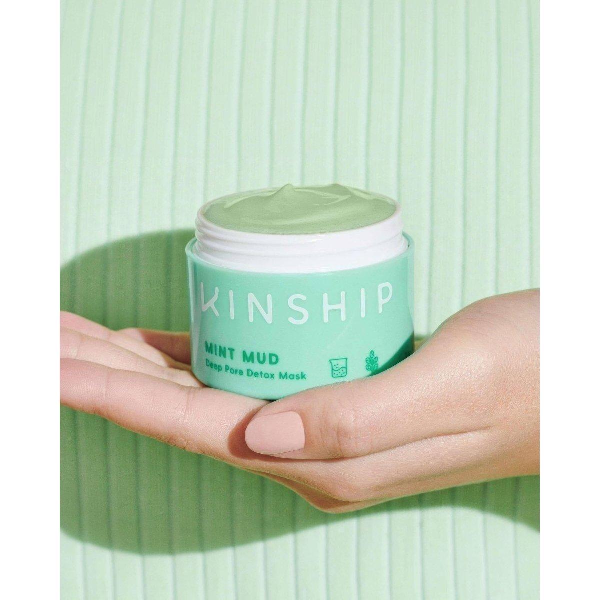 Kinship Mint Mud Deep Pore Detox Mask - 50ml - Glam Global UKKinship