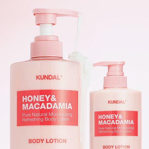 KUNDAL HONEY & MACADAΜΙΑ PURE BODY LOTION 500ml (9 - type) - Glam Global UKKUNDAL
