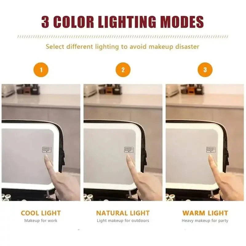 LED Light Cosmetic Bag - Glam Global UKGlam Global UK