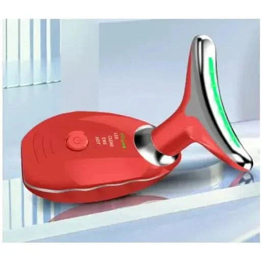 LED Light Therapy & Heat Treatment Anti Wrinkle Face & Neck Massager - Glam Global UKGlam Global UK