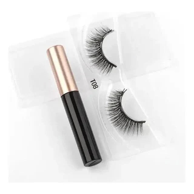Magnetic Eyelashes Set with Waterproof Eyeliner and Tweezer - Glam Global UKGlam Global UK