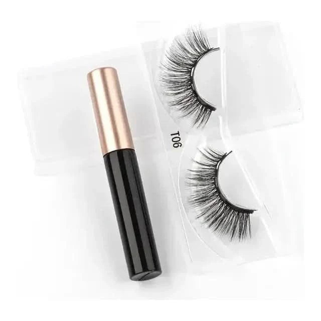 Magnetic Eyelashes Set with Waterproof Eyeliner and Tweezer - Glam Global UKGlam Global UK