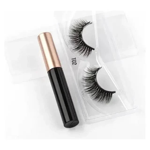 Magnetic Eyelashes Set with Waterproof Eyeliner and Tweezer - Glam Global UKGlam Global UK