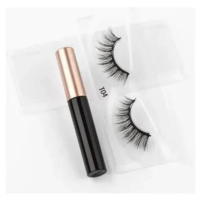 Magnetic Eyelashes Set with Waterproof Eyeliner and Tweezer - Glam Global UKGlam Global UK