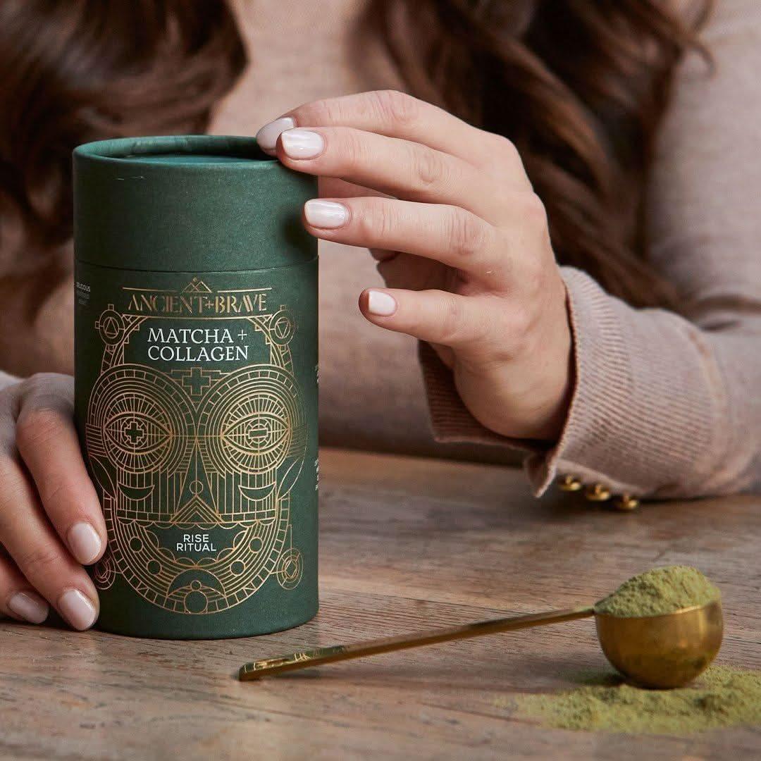 Ancient + Brave Matcha + Collagen - 150g - Glam Global UKAncient + Brave