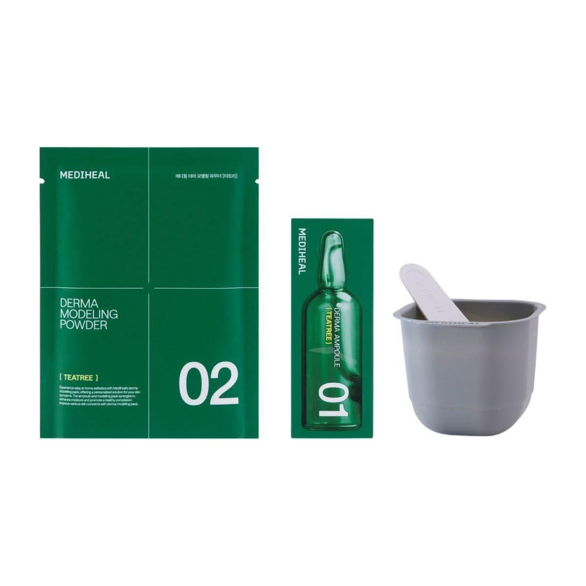 MEDIHEAL Derma Modeling Pack Teatree Calming | Instant Calming & Hydrating Skincare - Glam Global UKMEDIHEAL