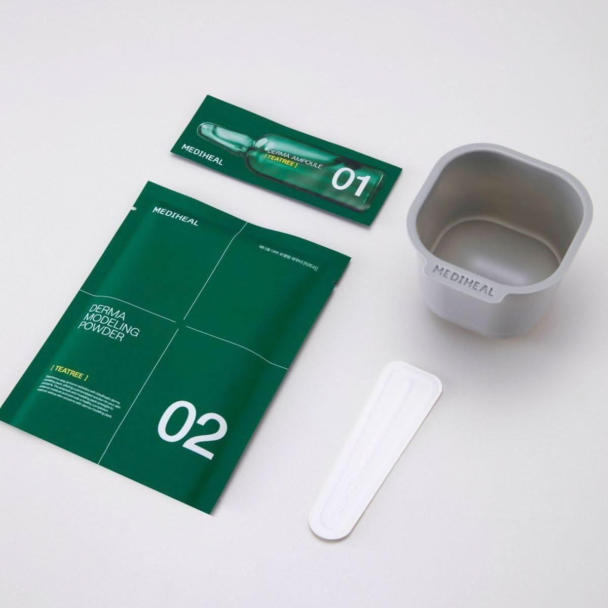 MEDIHEAL Derma Modeling Pack Teatree Calming | Instant Calming & Hydrating Skincare - Glam Global UKMEDIHEAL