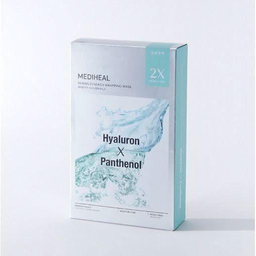 MEDIHEAL Derma Synergy Wrapping Mask Sheet 10P #Hyaluron X Panthenol - Glam Global UKMEDIHEAL