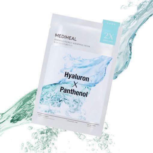MEDIHEAL Derma Synergy Wrapping Mask Sheet 10P #Hyaluron X Panthenol - Glam Global UKMEDIHEAL
