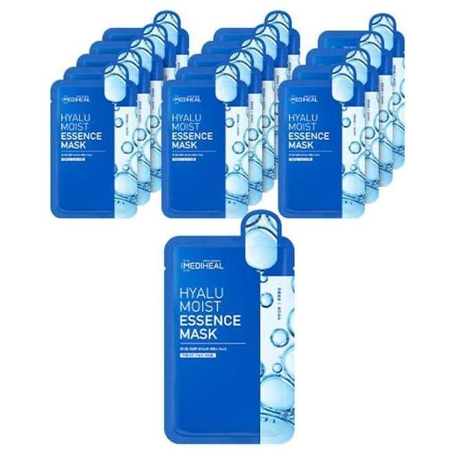 MEDIHEAL Hyalu Moist Essence Mask Sheet - 20ml x 15pcs | Deep Hydration & Skin Barrier Care - Glam Global UKMEDIHEAL