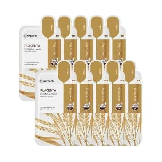 MEDIHEAL Placenta Essential Mask Sheet 10P - Glam Global UKMEDIHEAL