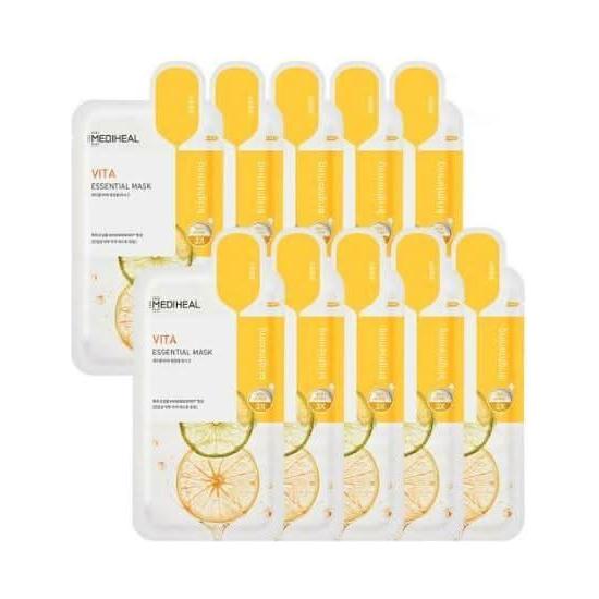 MEDIHEAL Vita Essential Mask Sheet 10P - Glam Global UKMEDIHEAL