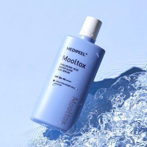 MEDIPEEL Hyaluronic Acid Mooltox Water Glow Sun Serum SPF 50+PA++++ - 52ml - Glam Global UKMEDIPEEL