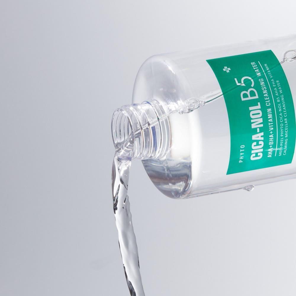 MEDIPEEL PHYTO CICA - NOL B5 AHA BHA Vitamin Calming Micellar Cleansing Water – 500ml - Glam Global UKMEDIPEEL