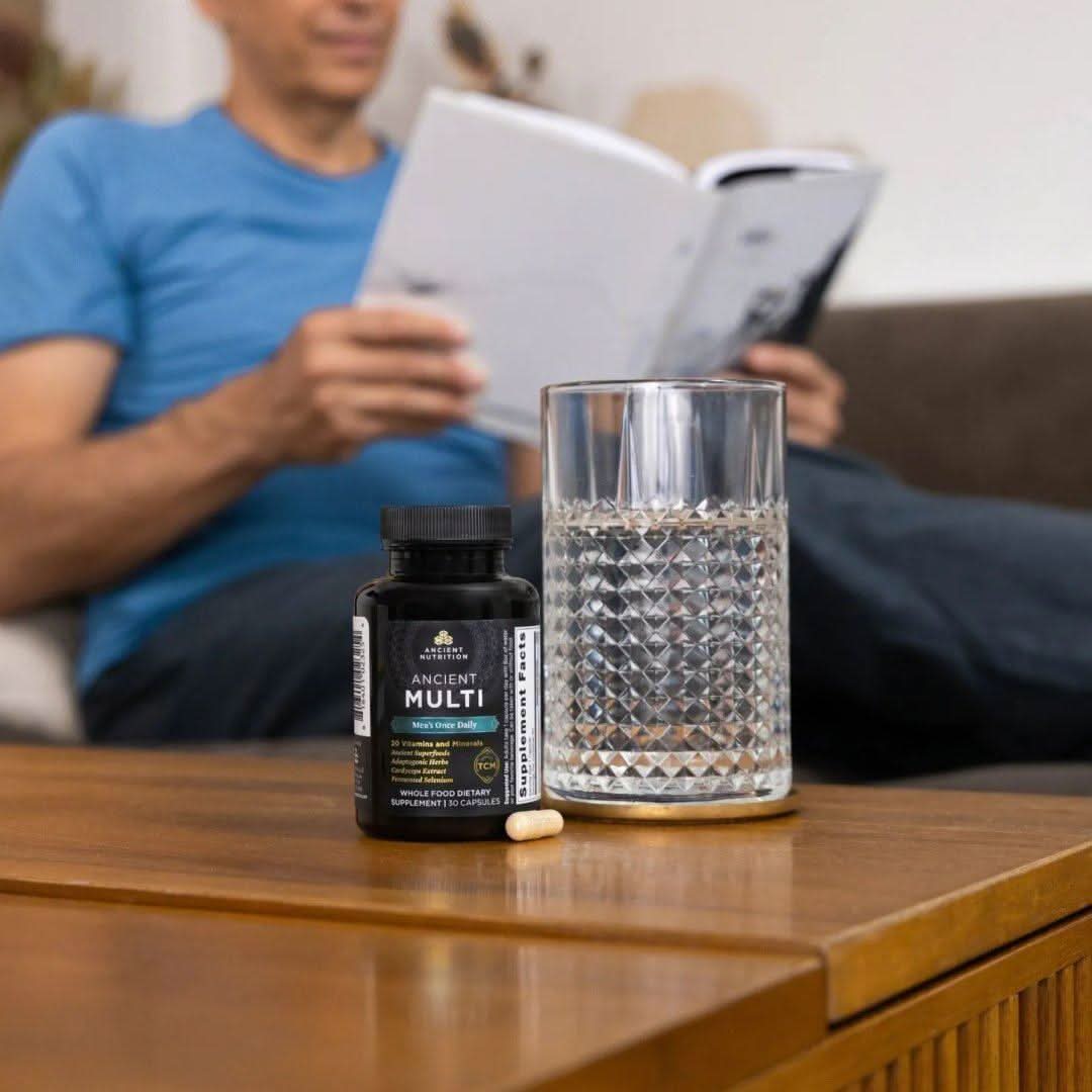 Ancient Nutrition Men's Multivitamin Once Daily - 30 Capsules - Glam Global UKAncient Nutrition