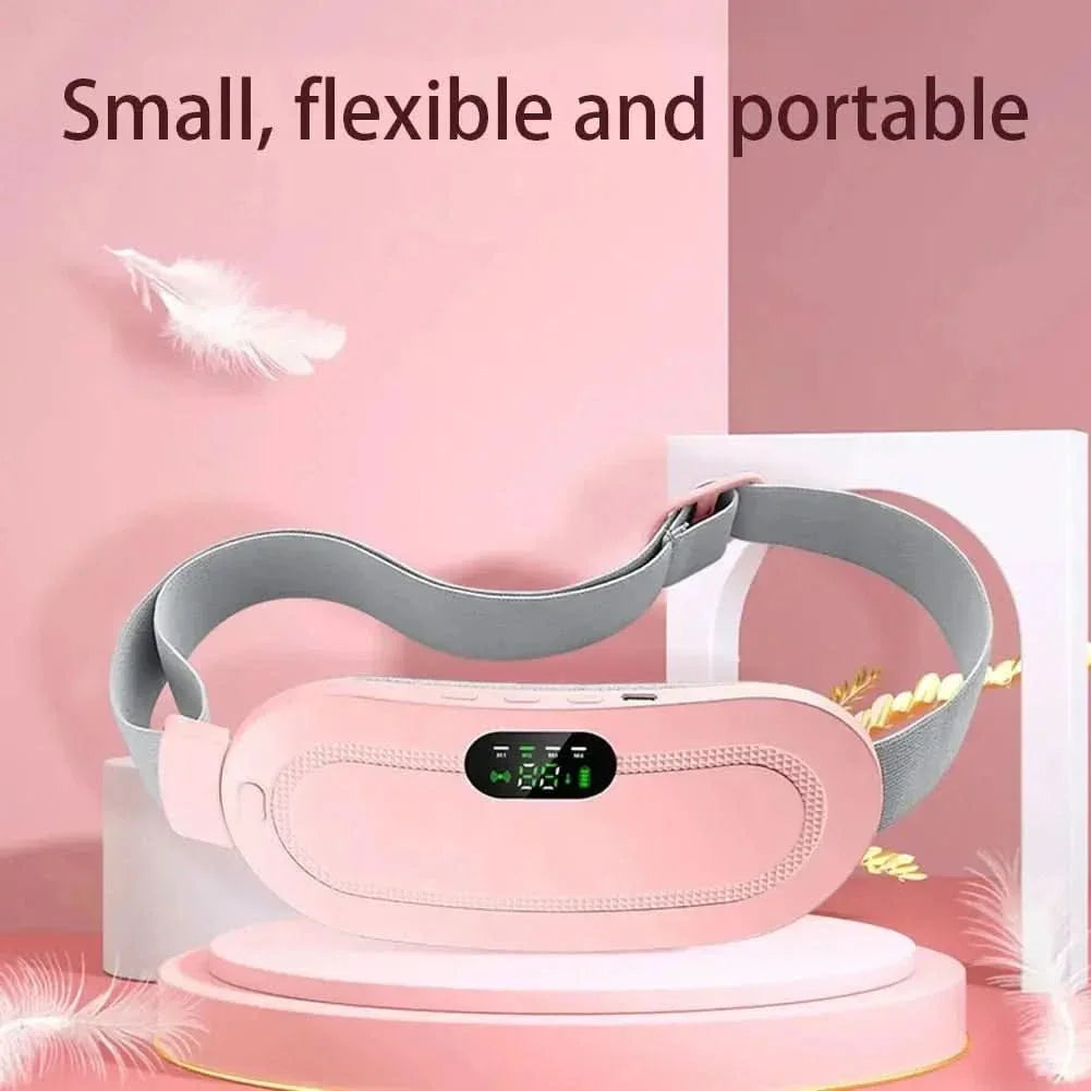 Menstrual Heating Pad Smart Warm Belt – USB Rechargeable Heating & Vibration Therapy for Cramp Relief - Glam Global UKGlam Global UK