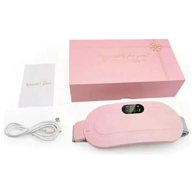 Menstrual Heating Pad & Smart Warm Belt – Vibrating Abdominal Massager - Glam Global UKGlam Global UK