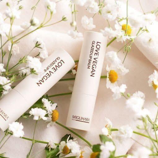 MIGUHARA Love Vegan Glazed Lip Balm - 2 Colors 4g - Glam Global UKMIGUHARA