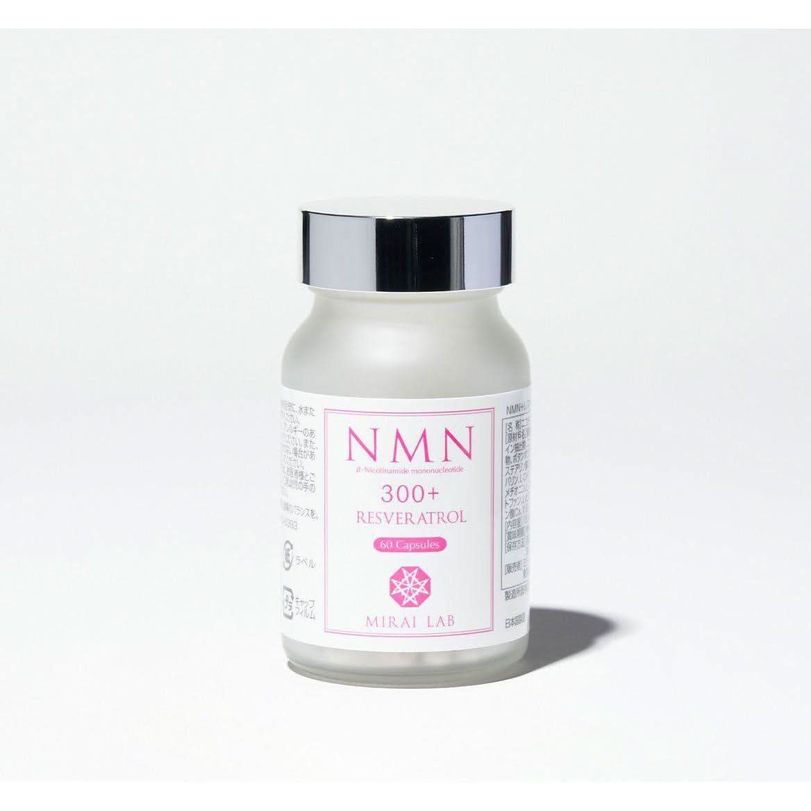 MIRAI LAB NMN 300+ Resveratrol (60 capsules) - Glam Global UKMIRAI LAB