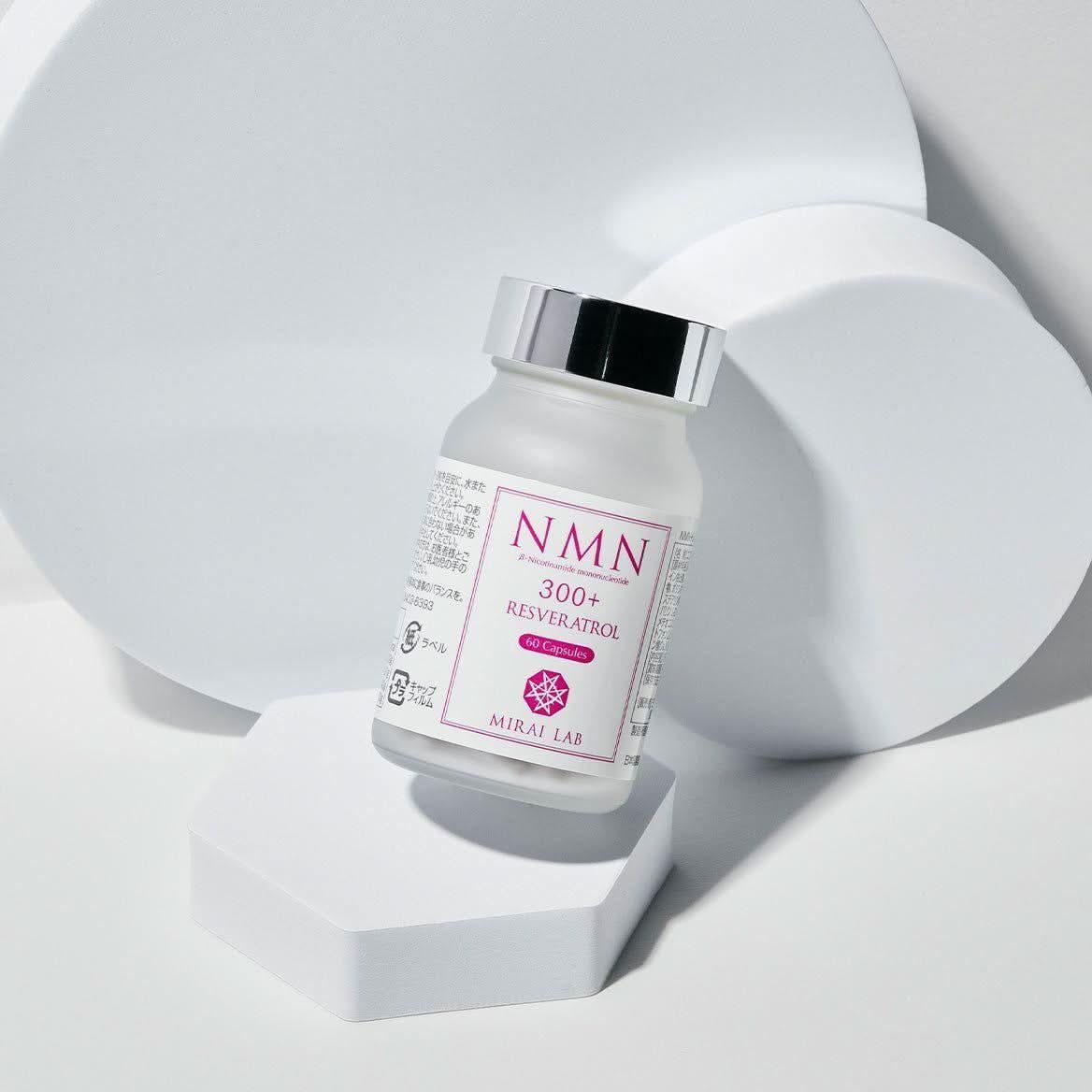 MIRAI LAB NMN 300+ Resveratrol (60 capsules) - Glam Global UKMIRAI LAB