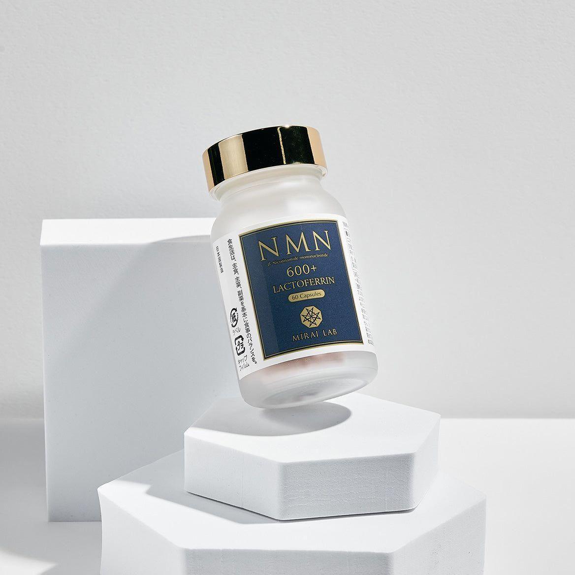 MIRAI LAB NMN 600+ Lactoferrin Plus (60 capsules) - Glam Global UKMIRAI LAB