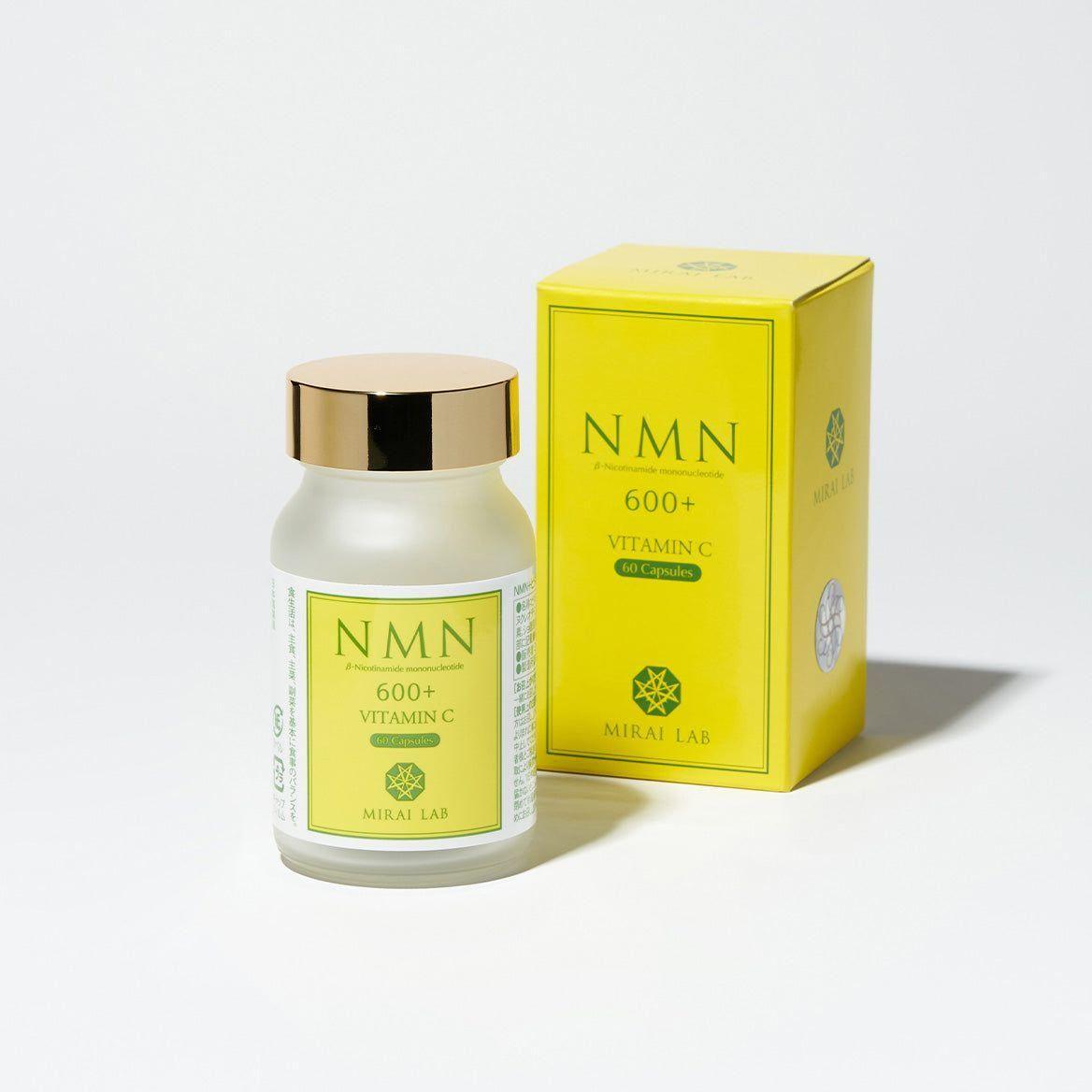 MIRAI LAB NMN 600+ Vitamin C (60 capsules) - Glam Global UKMIRAI LAB