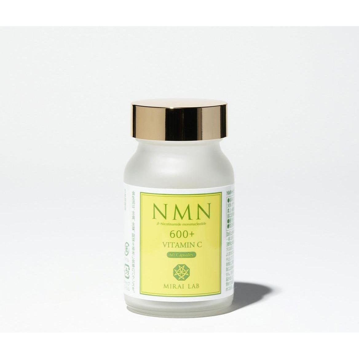 MIRAI LAB NMN 600+ Vitamin C (60 capsules) - Glam Global UKMIRAI LAB