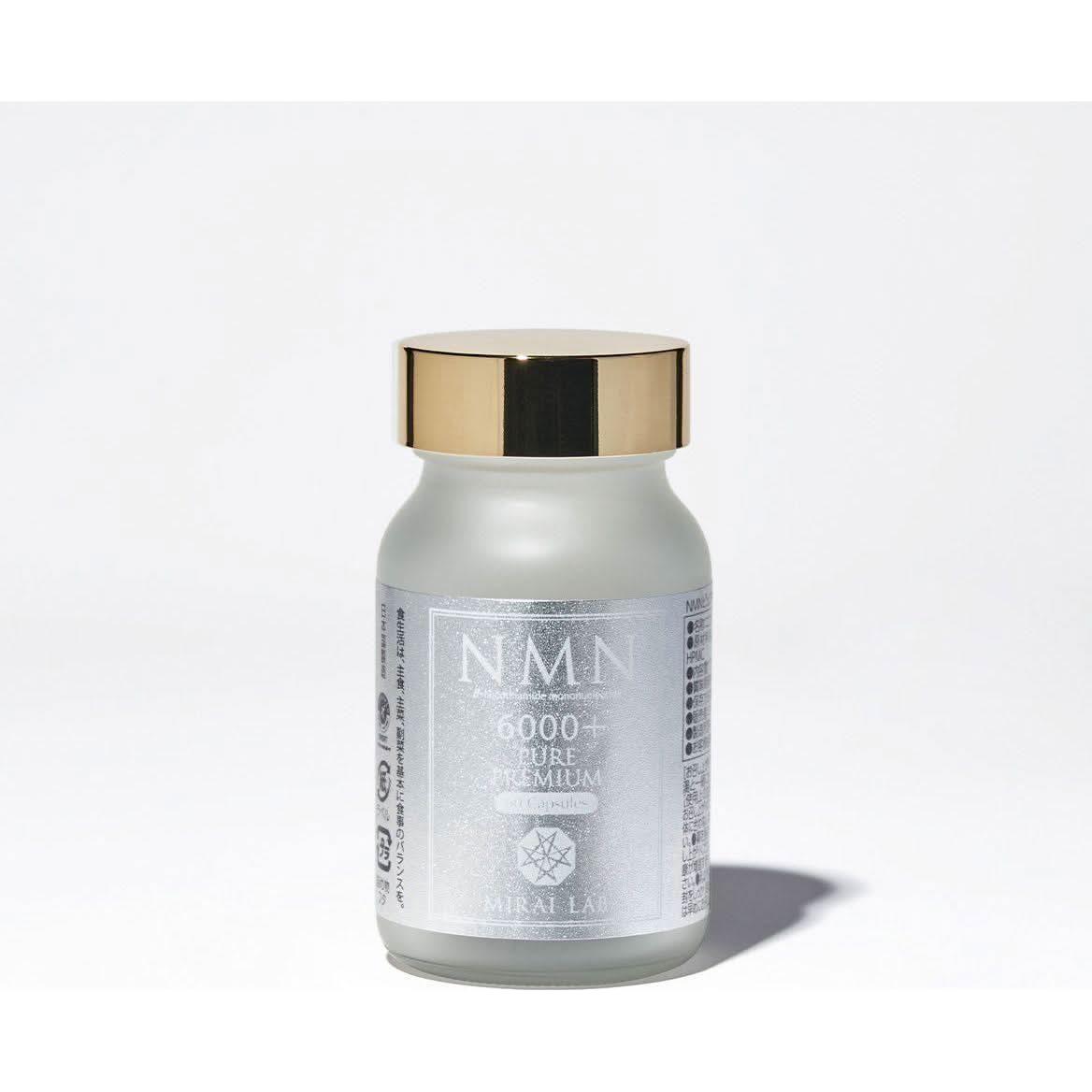 MIRAI LAB NMN 6000+ Pure Premium Plus (60 capsules) - Glam Global UKMIRAI LAB